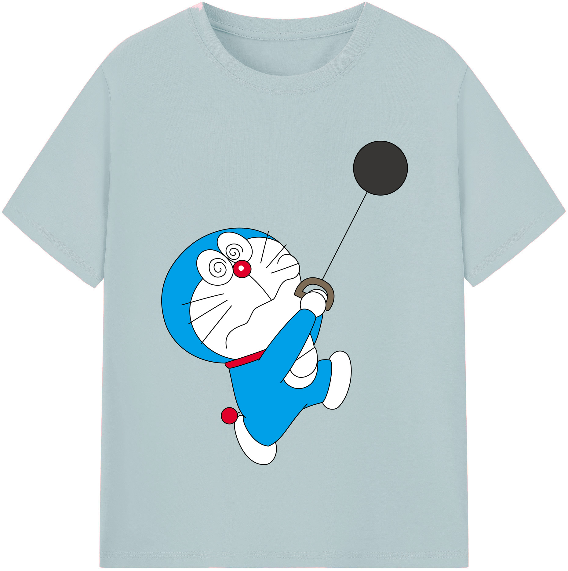 （画像用） ドラえもん Doraemon 綿100％半袖Tシャツ（フロントプリント）